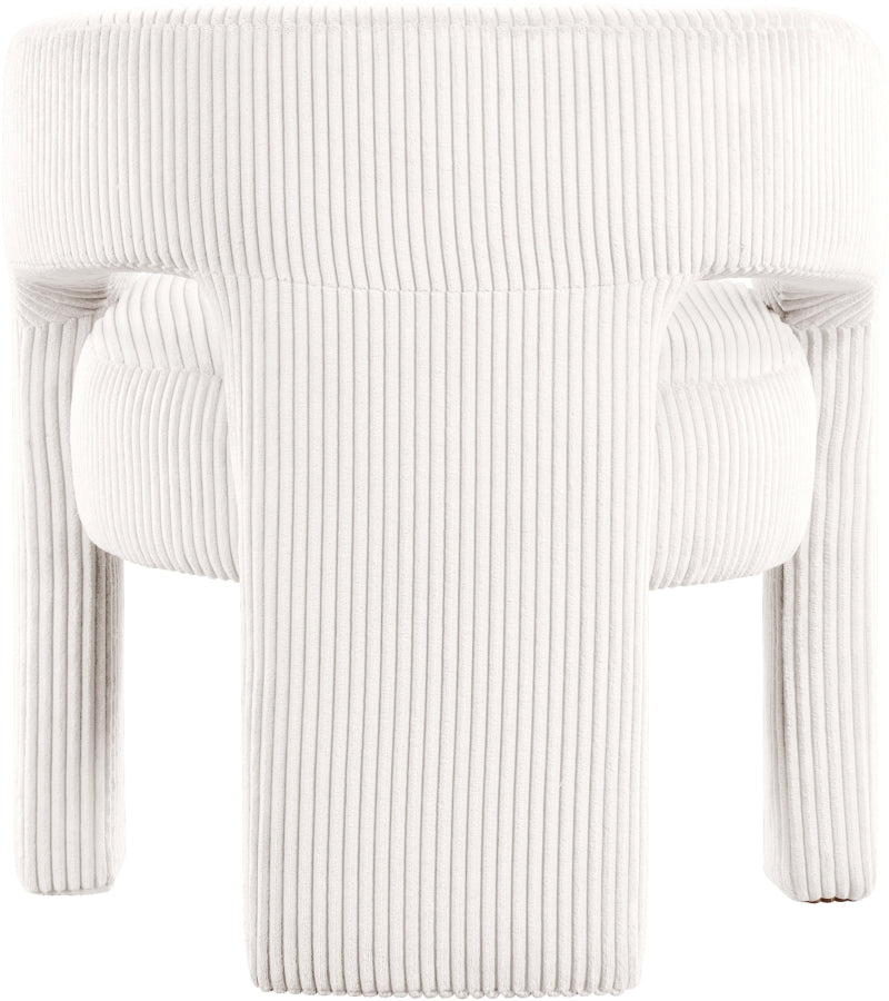Fauteuil d'appoint rembourré en chenille Vivi