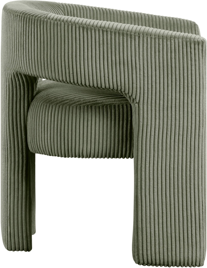 Fauteuil d'appoint rembourré en chenille Vivi