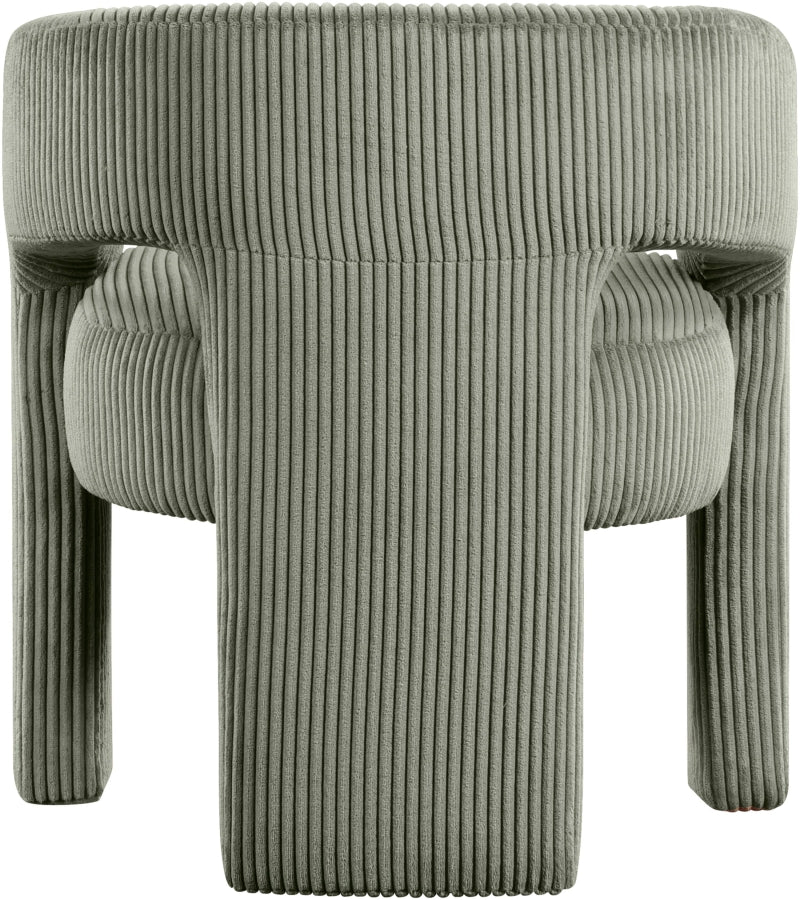 Fauteuil d'appoint rembourré en chenille Vivi