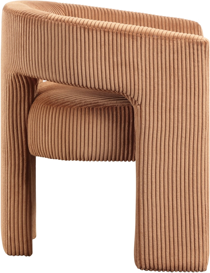 Fauteuil d'appoint rembourré en chenille Vivi