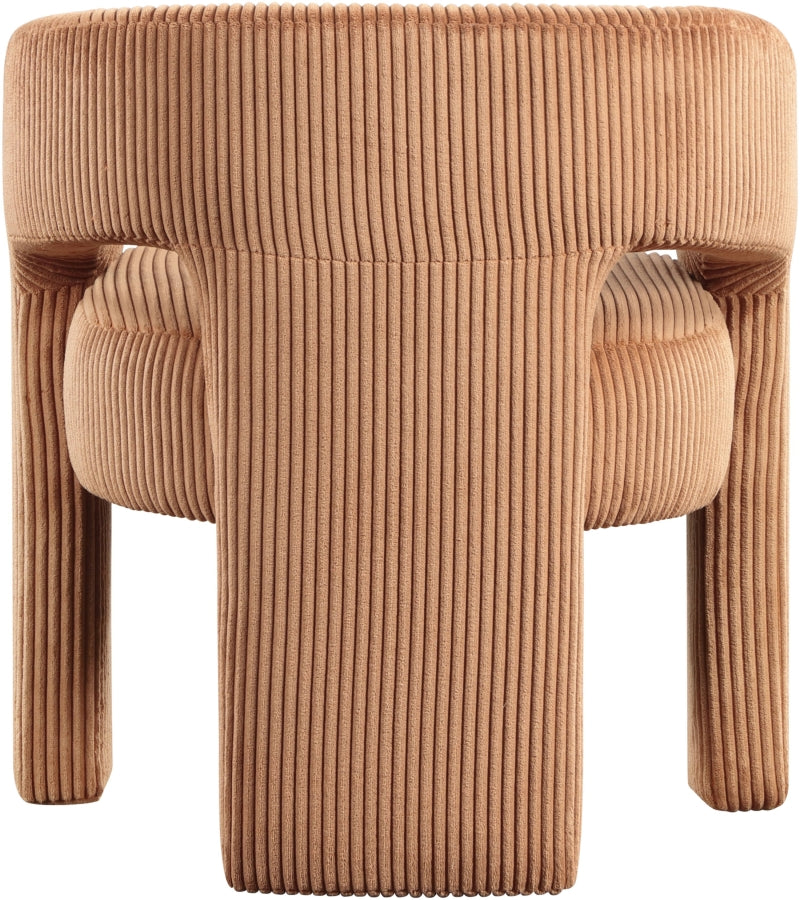 Fauteuil d'appoint rembourré en chenille Vivi