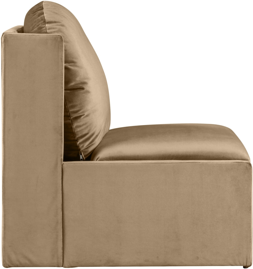 Fauteuil d'appoint rembourré en chenille Vivi