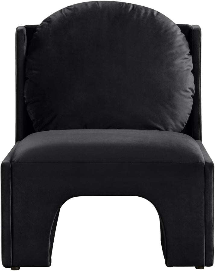 Fauteuil d'appoint rembourré en chenille Vivi