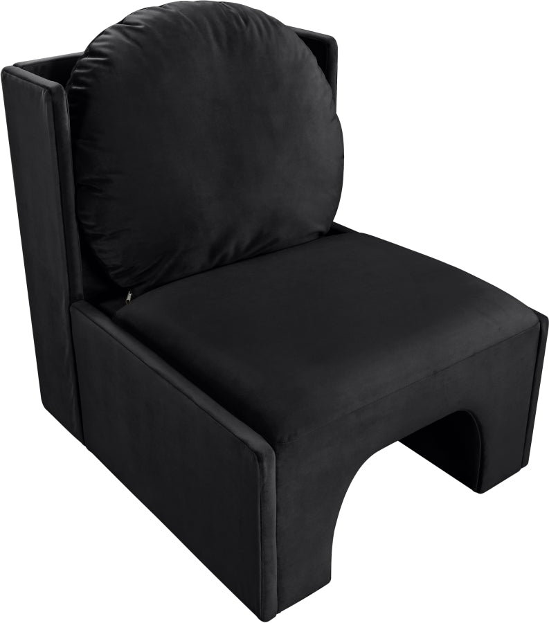 Fauteuil d'appoint rembourré en chenille Vivi