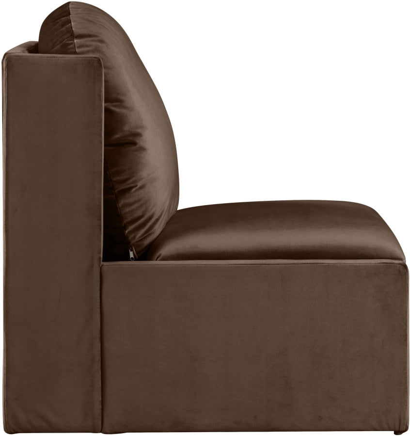 Fauteuil d'appoint rembourré en chenille Vivi