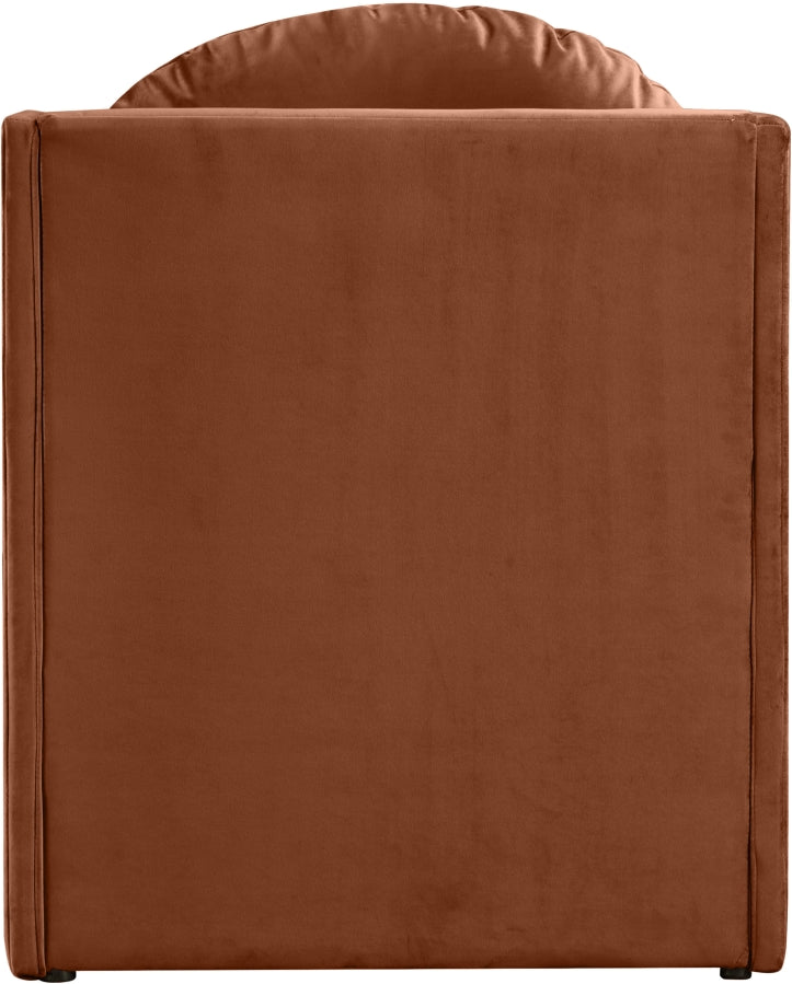 Fauteuil d'appoint rembourré en chenille Vivi