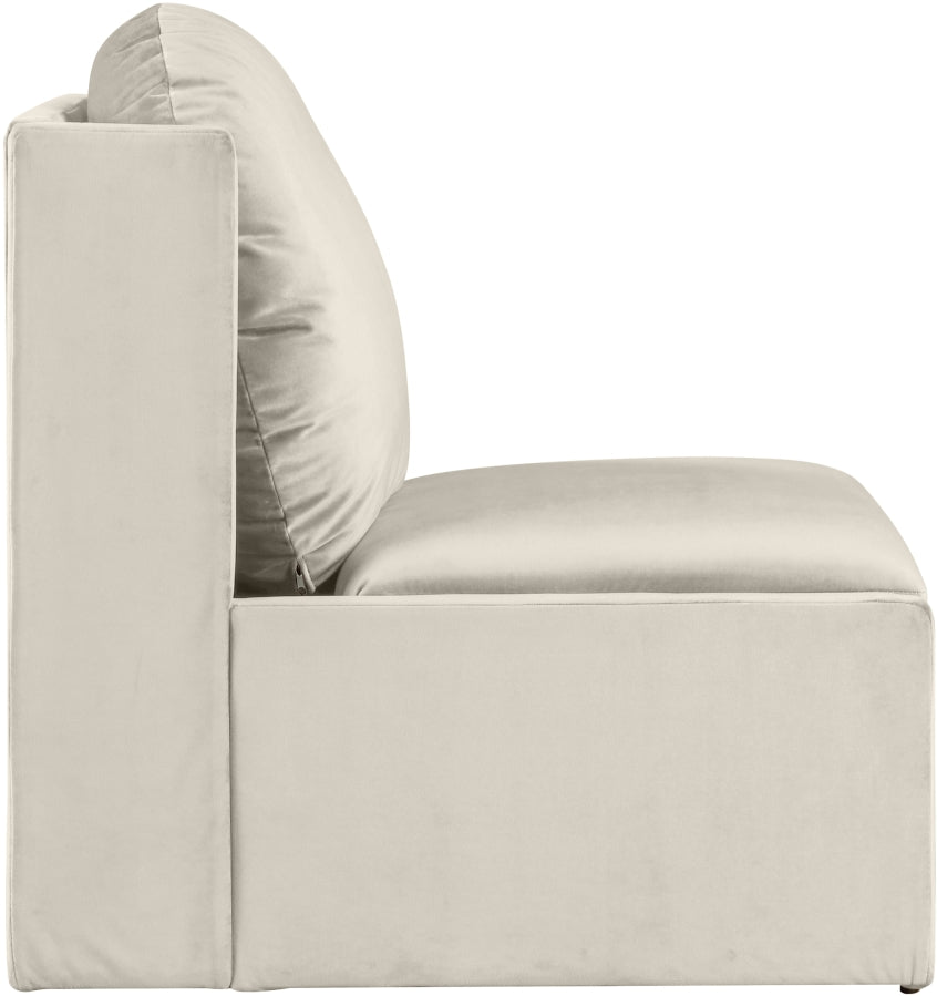 Fauteuil d'appoint rembourré en chenille Vivi
