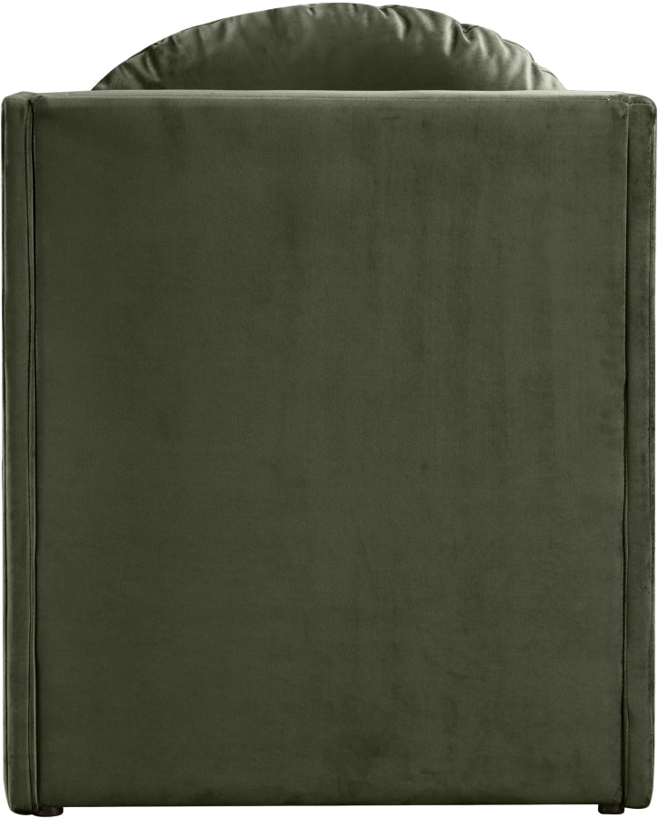 Fauteuil d'appoint rembourré en chenille Vivi