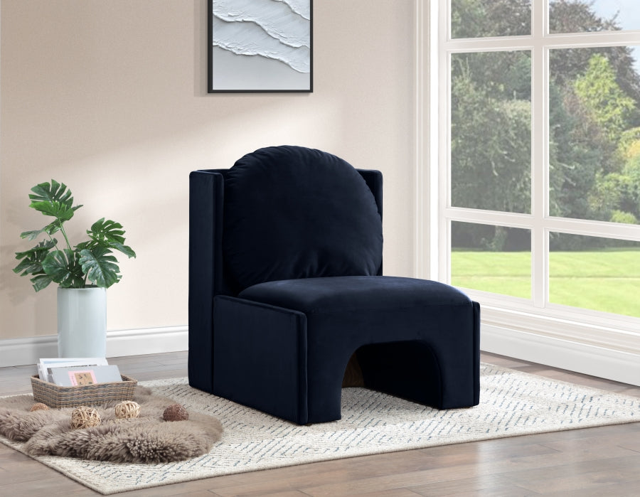 Fauteuil d'appoint rembourré en chenille Vivi