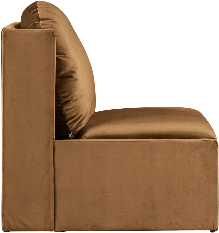 Fauteuil d'appoint rembourré en chenille Vivi