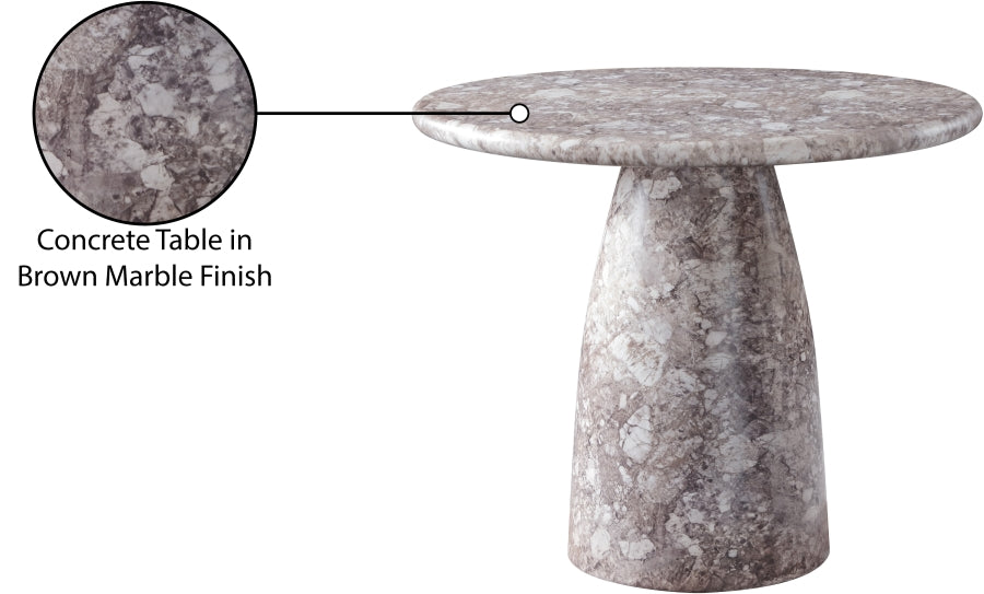 Cosenza Marble Finish Indoor / Outdoor Concrete Dining Table
