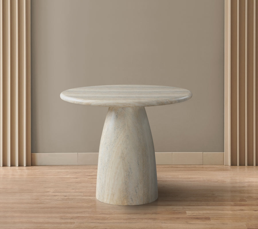 Cosenza Travertine Finish Indoor / Outdoor Concrete Dining Table