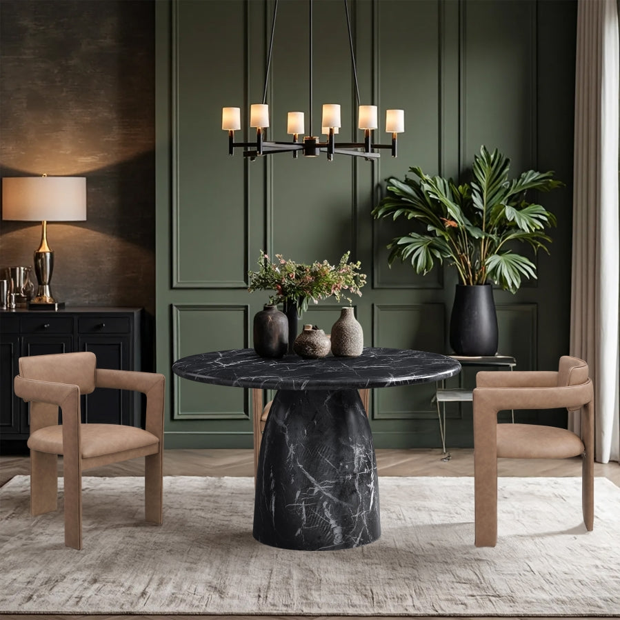 Cosenza Marble Finish Indoor / Outdoor Concrete Dining Table