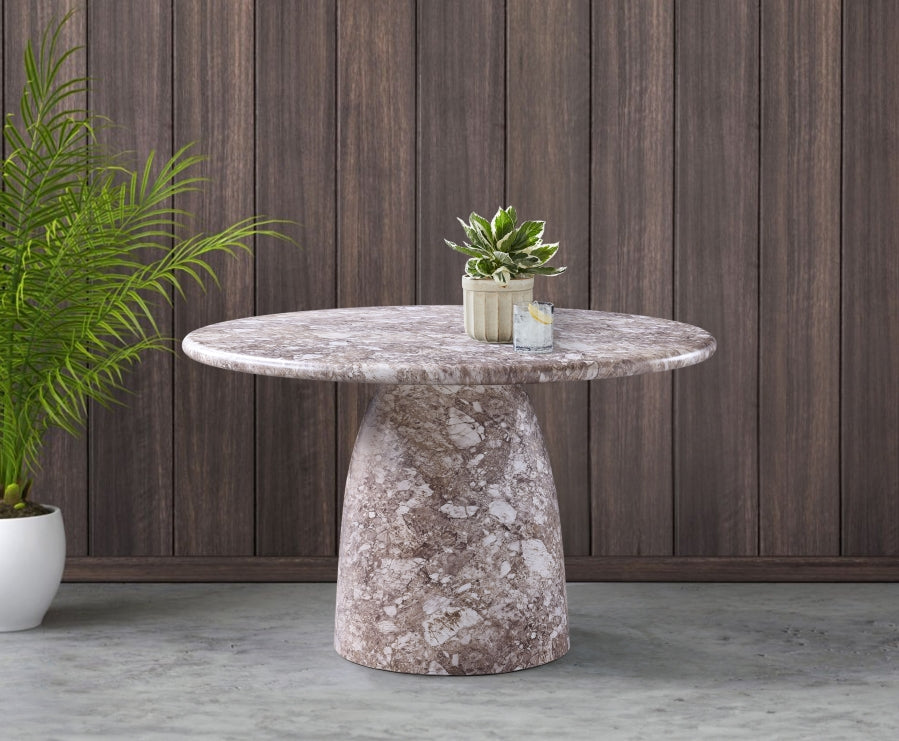 Cosenza Marble Finish Indoor / Outdoor Concrete Dining Table