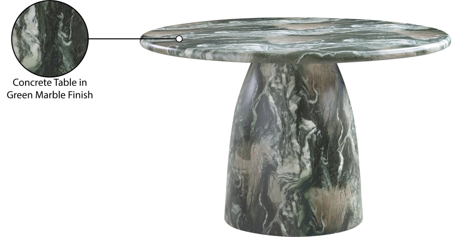 Cosenza Marble Finish Indoor / Outdoor Concrete Dining Table