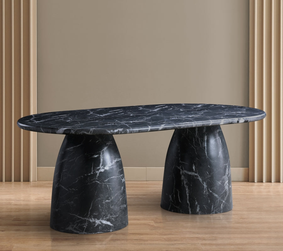 Cosenza Marble Finish Indoor / Outdoor Concrete Dining Table