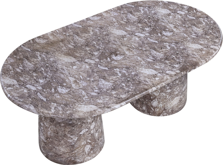 Cosenza Marble Finish Indoor / Outdoor Concrete Dining Table