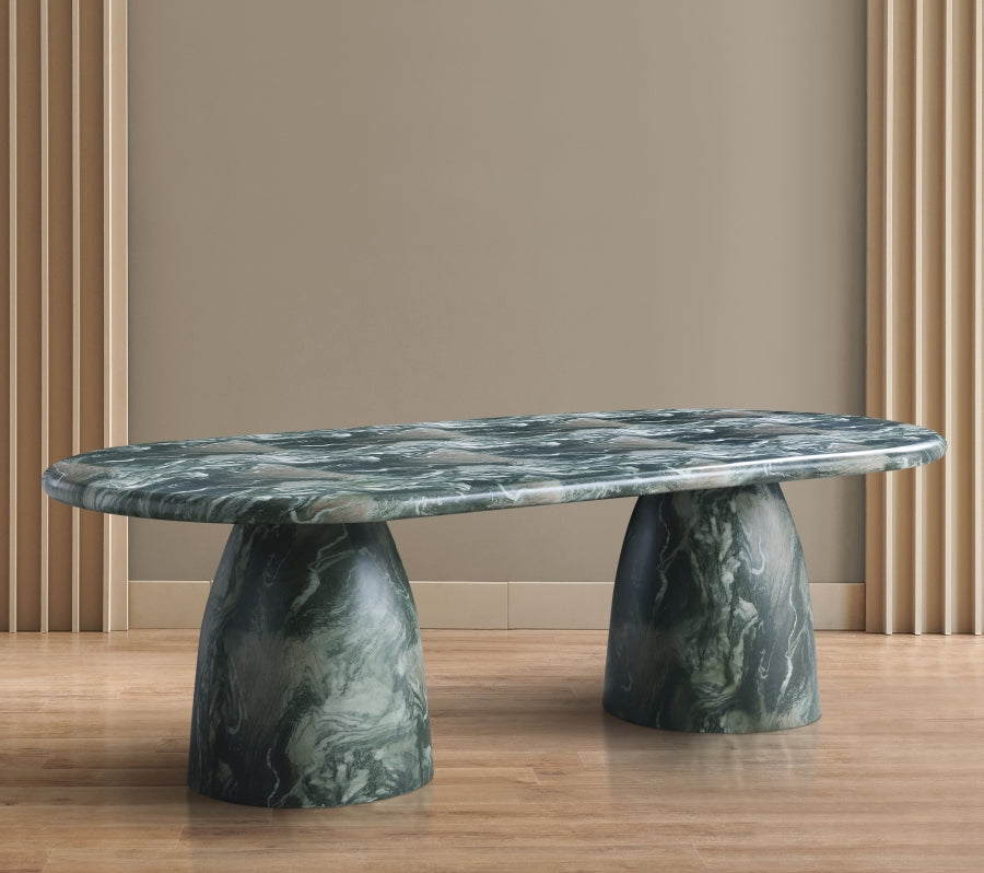 Cosenza Marble Finish Indoor / Outdoor Concrete Dining Table