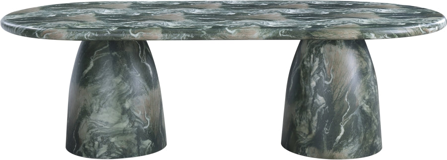 Cosenza Marble Finish Indoor / Outdoor Concrete Dining Table