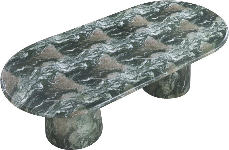 Cosenza Marble Finish Indoor / Outdoor Concrete Dining Table