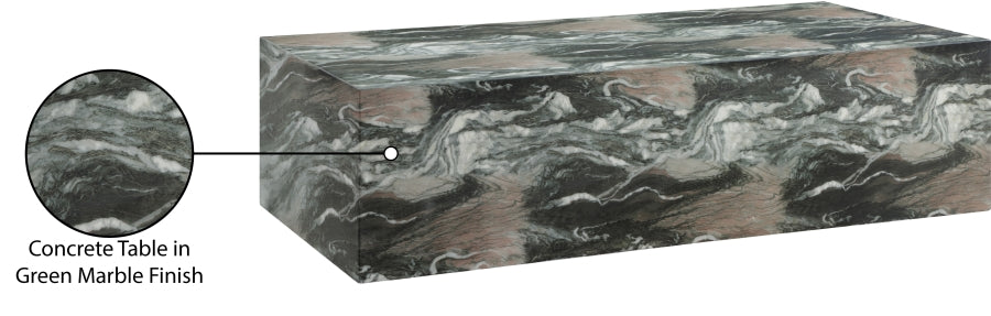 Piazza Marble Finish Indoor/Outdoor Concrete Coffee Table