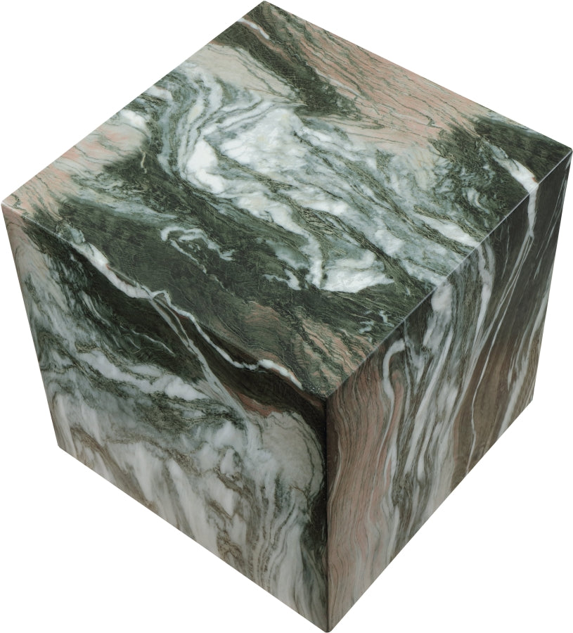 Piazza Marble Finish Indoor / Outdoor Concrete End Table