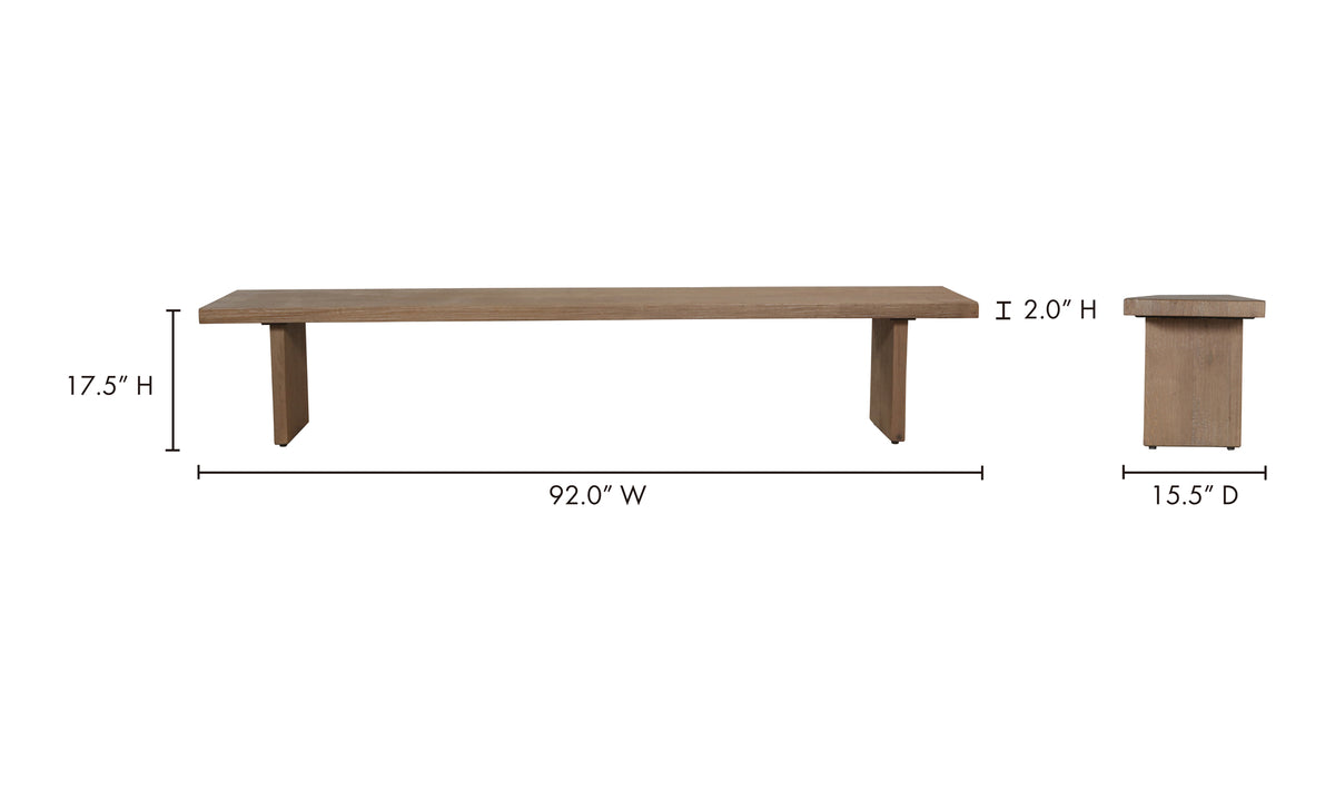 Koshi Bench Sandblasted