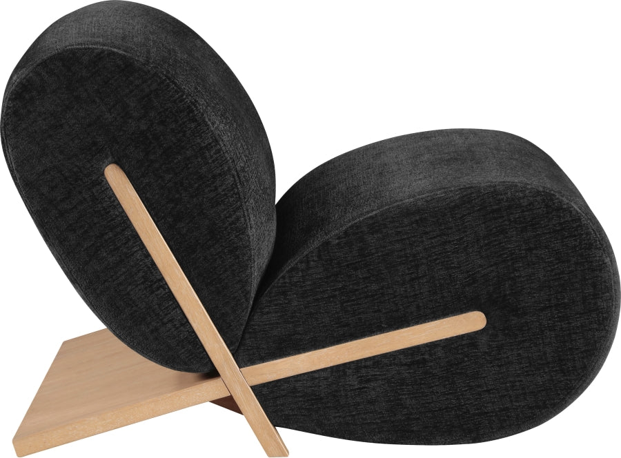 Fauteuil d'appoint rembourré en chenille Vivi