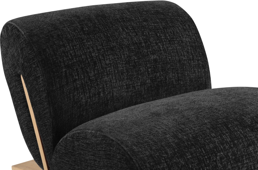 Fauteuil d'appoint rembourré en chenille Vivi