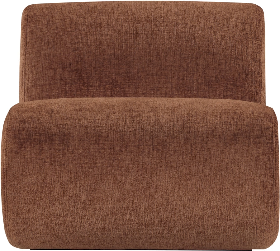 Fauteuil d'appoint rembourré en chenille Vivi