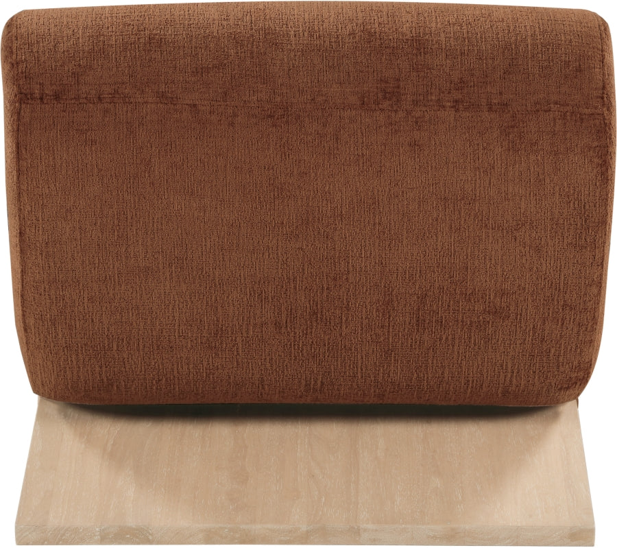 Fauteuil d'appoint rembourré en chenille Vivi