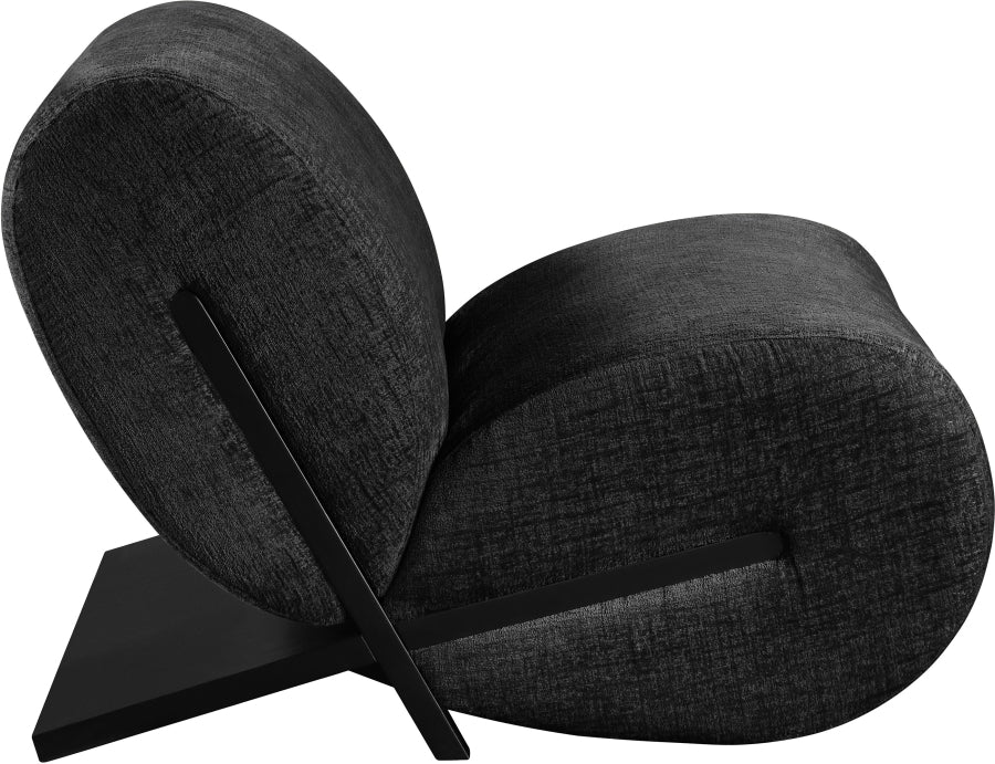 Fauteuil d'appoint rembourré en chenille Vivi