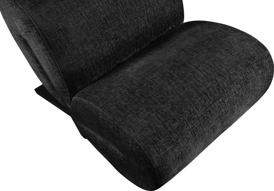 Fauteuil d'appoint rembourré en chenille Vivi
