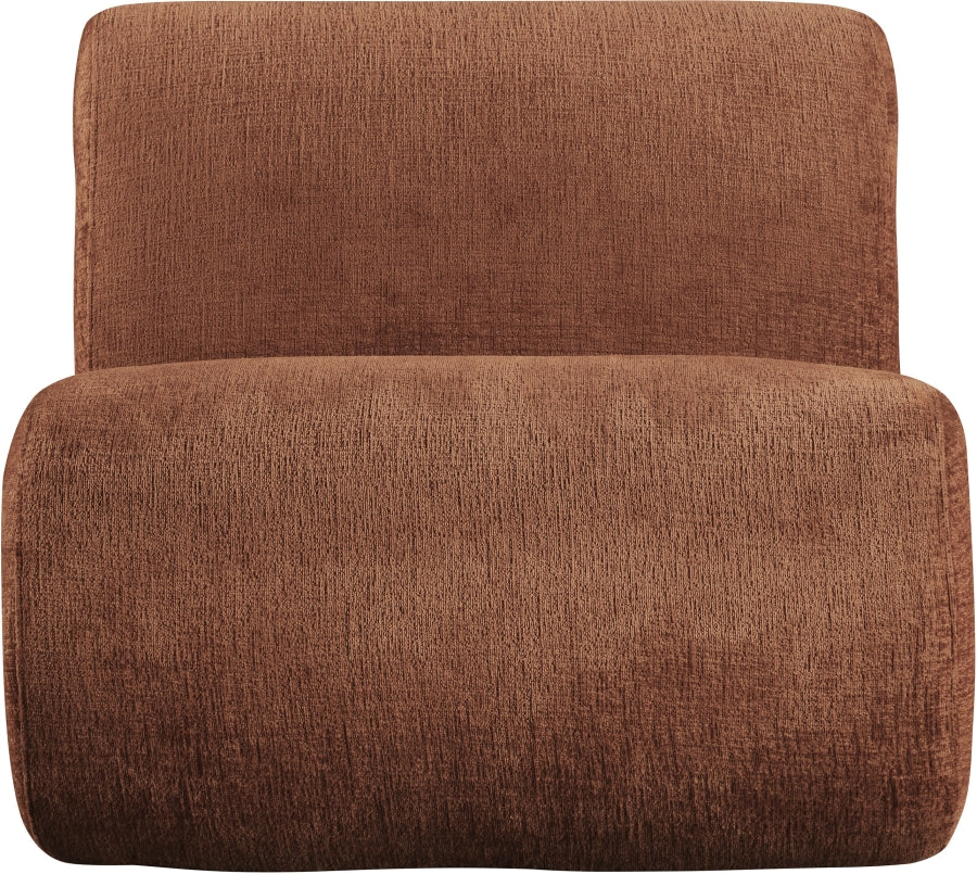 Fauteuil d'appoint rembourré en chenille Vivi