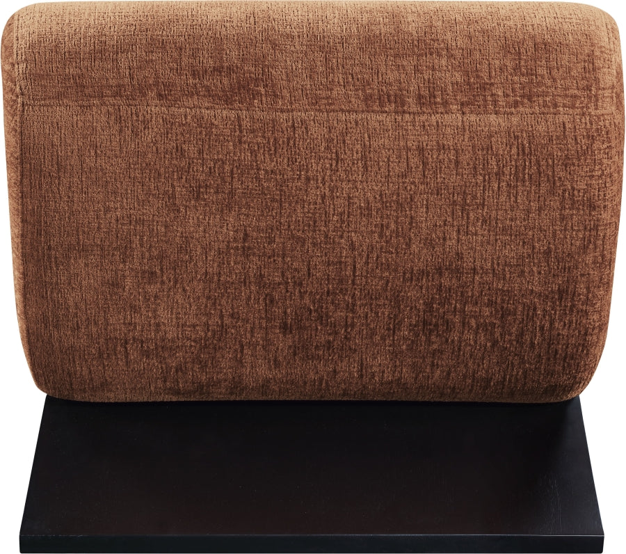Fauteuil d'appoint rembourré en chenille Vivi