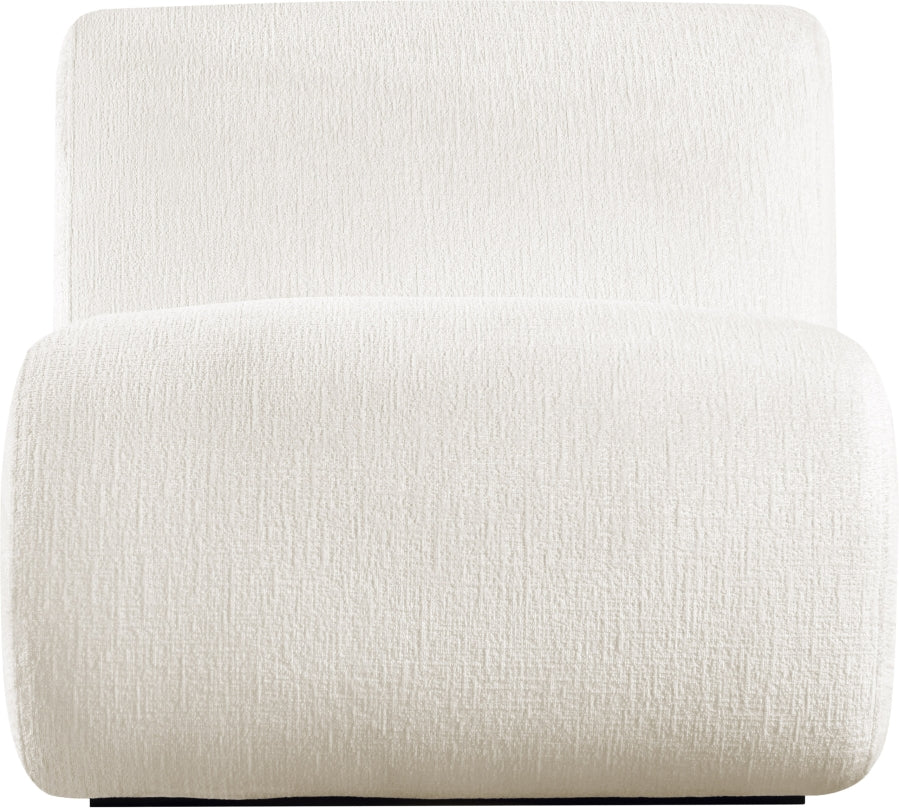 Fauteuil d'appoint rembourré en chenille Vivi