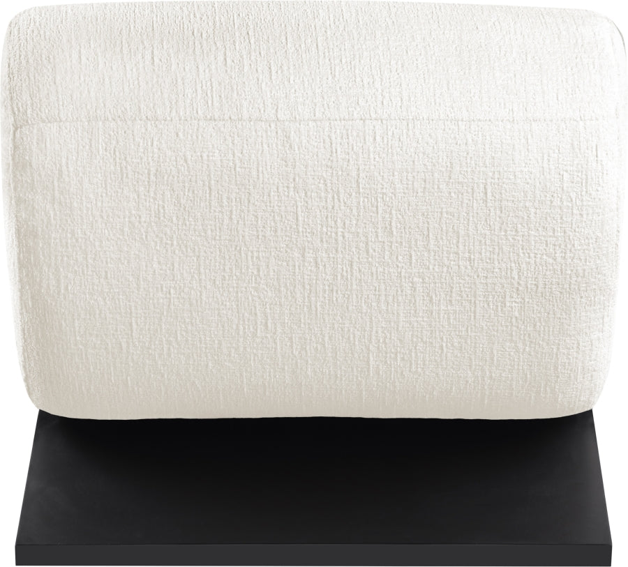 Fauteuil d'appoint rembourré en chenille Vivi