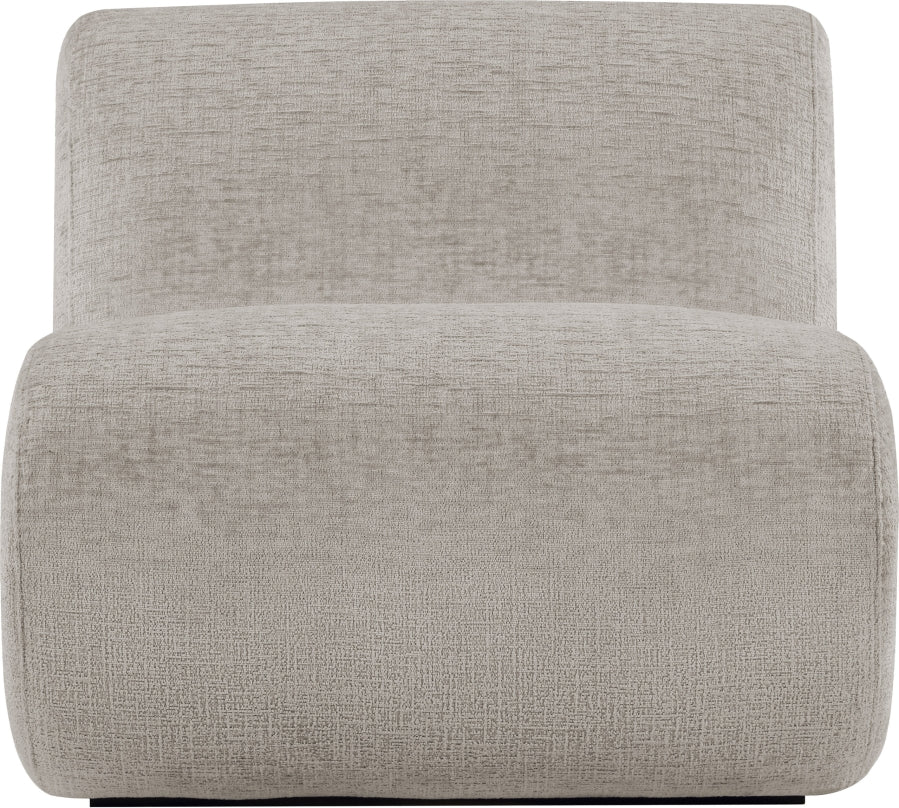 Fauteuil d'appoint rembourré en chenille Vivi