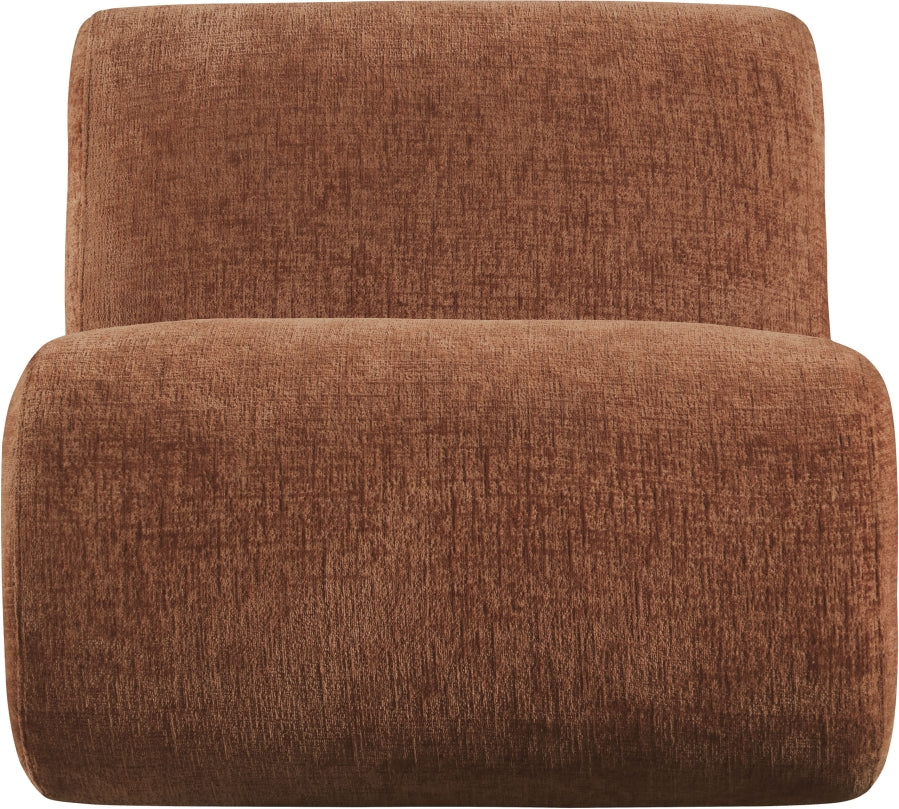 Fauteuil d'appoint rembourré en chenille Vivi