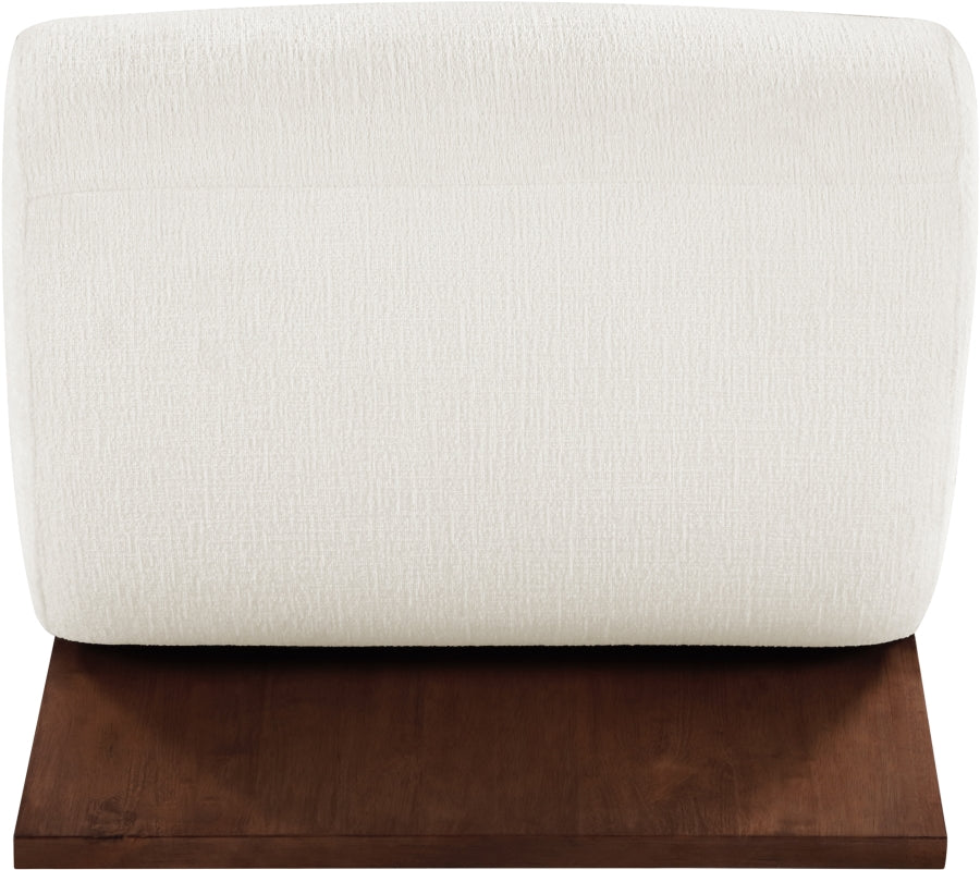 Fauteuil d'appoint rembourré en chenille Vivi