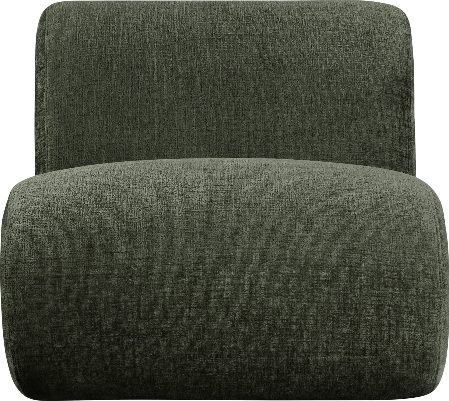 Fauteuil d'appoint rembourré en chenille Vivi