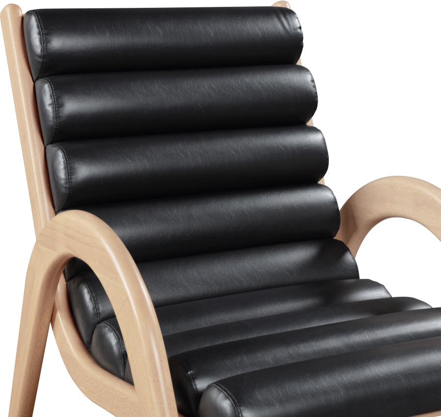 Fauteuil d'appoint rembourré en chenille Vivi
