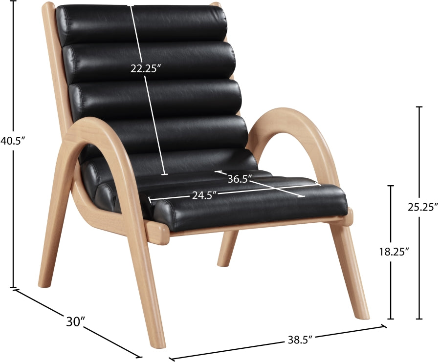 Fauteuil d'appoint rembourré en chenille Vivi