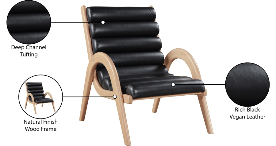 Fauteuil d'appoint rembourré en chenille Vivi
