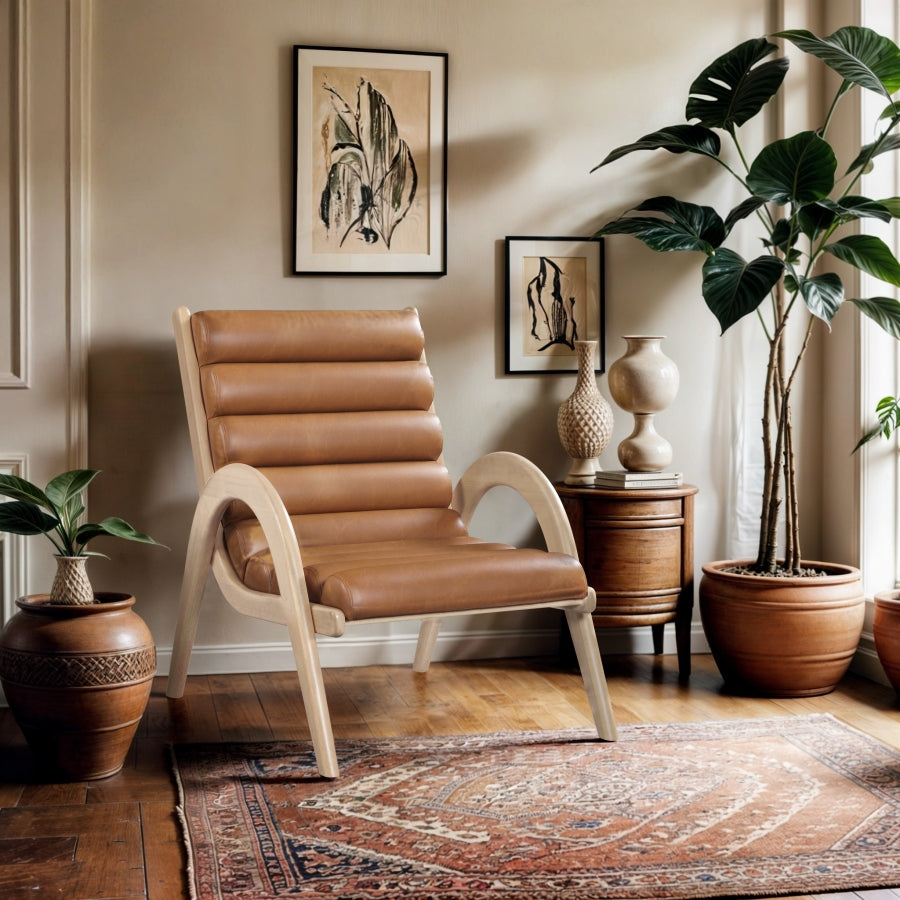 Fauteuil d'appoint rembourré en chenille Vivi