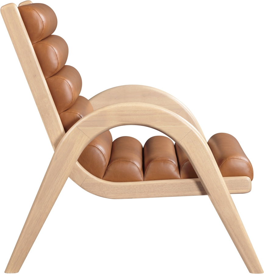 Fauteuil d'appoint rembourré en chenille Vivi