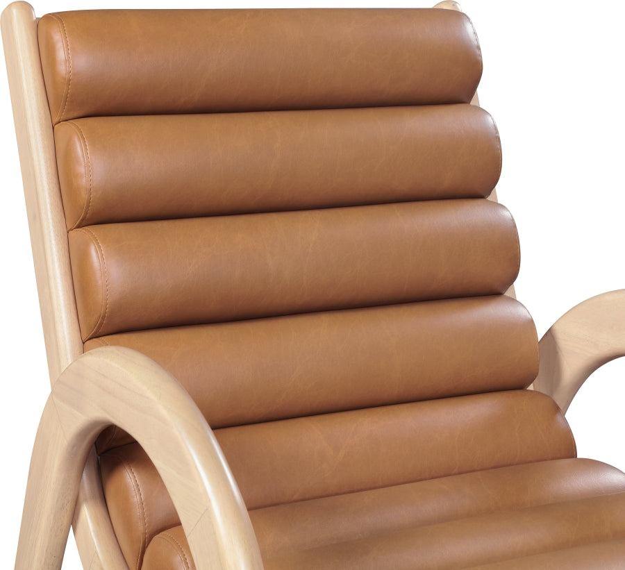 Fauteuil d'appoint rembourré en chenille Vivi