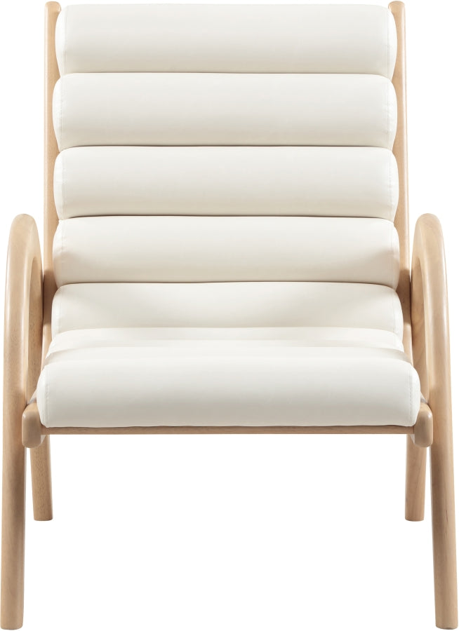 Fauteuil d'appoint rembourré en chenille Vivi