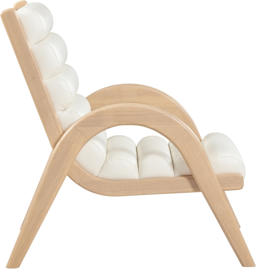 Fauteuil d'appoint rembourré en chenille Vivi