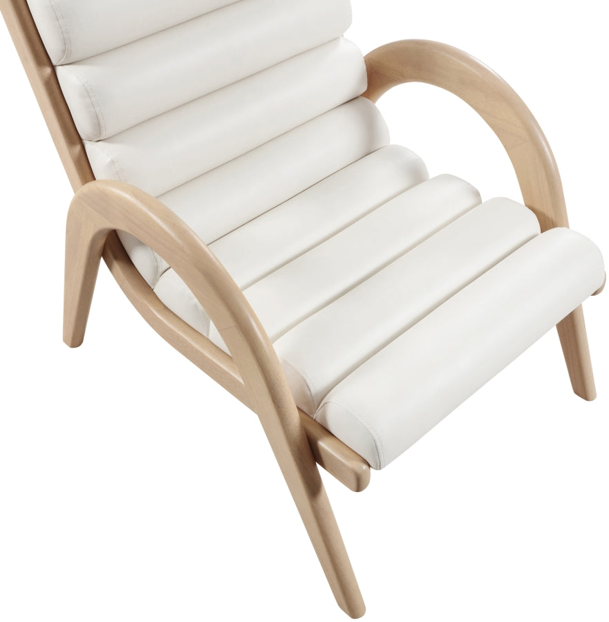 Fauteuil d'appoint rembourré en chenille Vivi